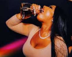 Megan Thee Stallion consuming alcohol